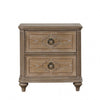 Furniture of America Lyris Rustic Oak Transitional Nightstand Model FM7417AK-N