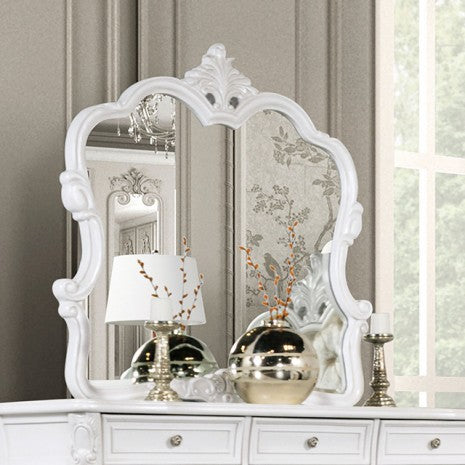 Furniture of America Valentini White Traditional Mirror Model FM7419WH-M
