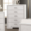 Furniture of America Basilone Rustic White Transitional Chest Model FM7440WH-C