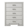 Furniture of America Basilone Rustic White Transitional Chest Model FM7440WH-C