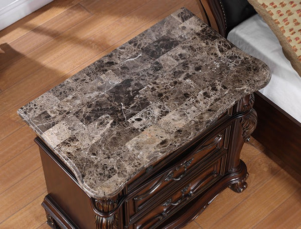 Furniture of America Ventresca Dark Cherry Traditional Night Stand Model FM7635CH-N