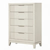 Furniture of America Isadore Antique White Transitional Chest Model FM7700WH-C