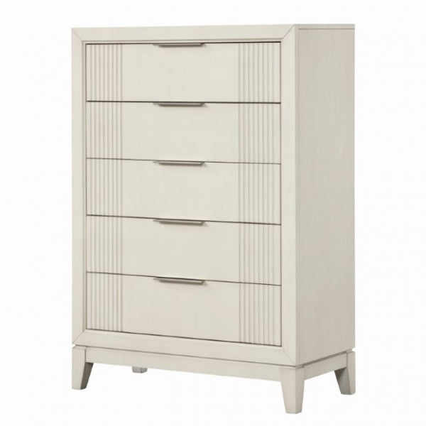 Furniture of America Isadore Antique White Transitional Chest Model FM7700WH-C