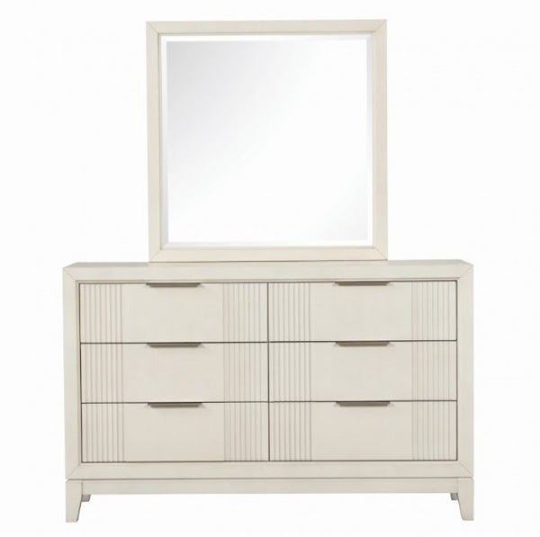 Furniture of America Isadore Antique White Transitional Dresser Model FM7700WH-D