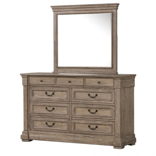 Furniture of America Sheringham Weathered Gray Transitional Dresser Model FM7701BR-D