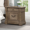 Furniture of America Sheringham Weathered Gray Transitional Nightstand Model FM7701BR-N