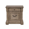 Furniture of America Sheringham Weathered Gray Transitional Nightstand Model FM7701BR-N