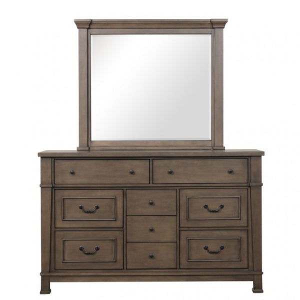 Furniture of America Huddersfield Dark Walnut Transitional Dresser Model FM7702DB-D