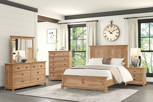 Furniture of America Mchenry Natural Oak Farmhouse Dresser Model FM7706NT-D