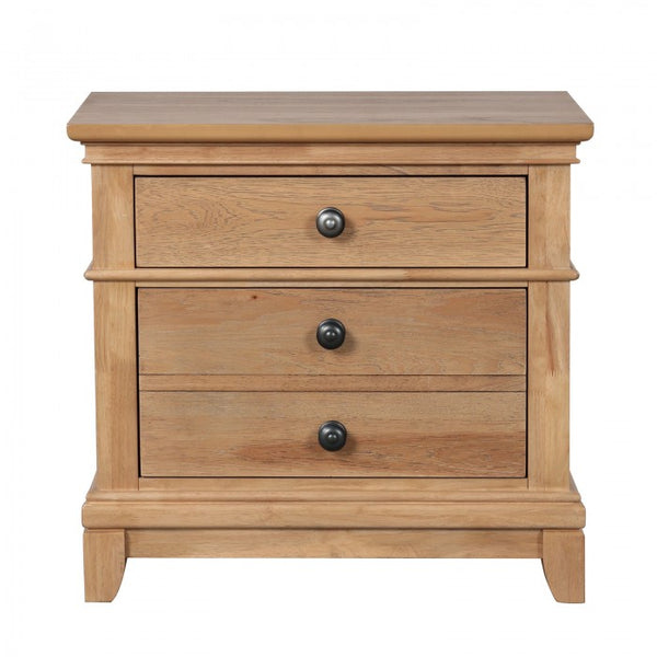 Furniture of America Mchenry Natural Oak Farmhouse Nightstand Model FM7706NT-N