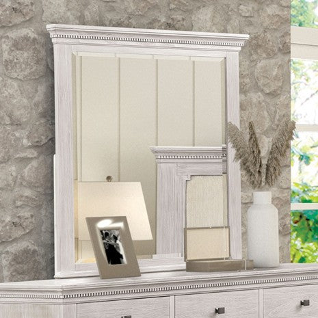 Furniture of America Swanley Weathered Gray Transitional Mirror Model FM7707GY-M