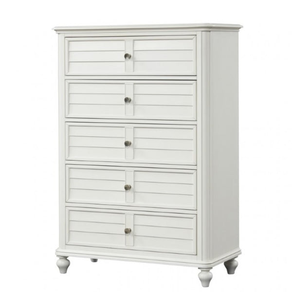 Furniture of America Whitehaven Antique White Transitional/Coastal Chest Model FM7708WH-C