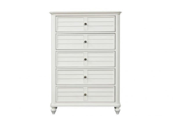 Furniture of America Whitehaven Antique White Transitional/Coastal Chest Model FM7708WH-C