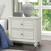 Furniture of America Whitehaven Antique White Transitional/Coastal Nightstand Model FM7708WH-N