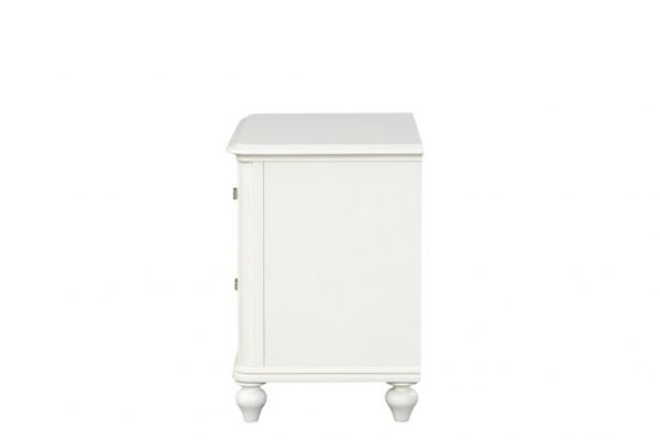 Furniture of America Whitehaven Antique White Transitional/Coastal Nightstand Model FM7708WH-N