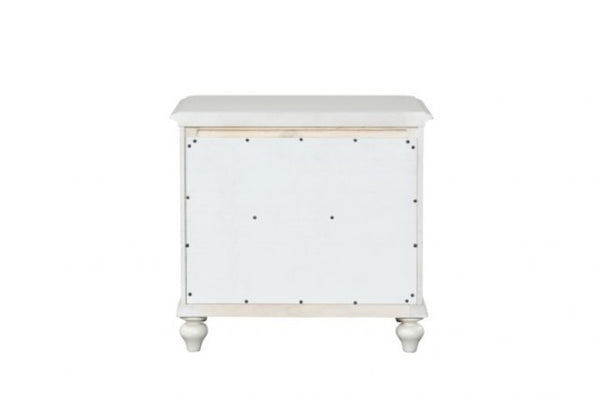 Furniture of America Whitehaven Antique White Transitional/Coastal Nightstand Model FM7708WH-N