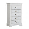 Furniture of America Louis Philippe White Transitional Chest Model FM7866WH-C