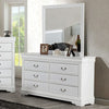 Furniture of America Louis Philippe White Transitional Dresser Model FM7866WH-D