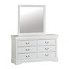 Furniture of America Louis Philippe White Transitional Dresser Model FM7866WH-D