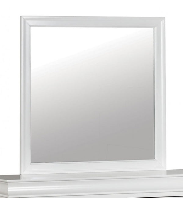 Furniture of America Louis Philippe White Transitional Mirror Model FM7866WH-M