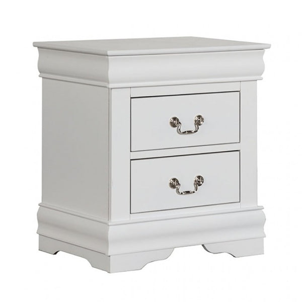 Furniture of America Louis Philippe White Transitional Night Stand Model FM7866WH-N