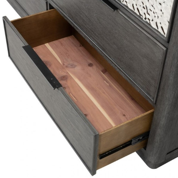 Furniture of America Sterling West Ash Gray Modern Contemporary Dresser Model FM79001ES-D