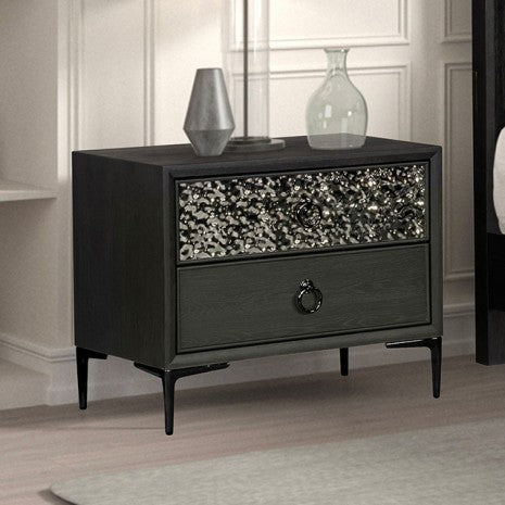Furniture of America Bashford Espresso Modern Contemporary Nightstand Model FM79008ES-N