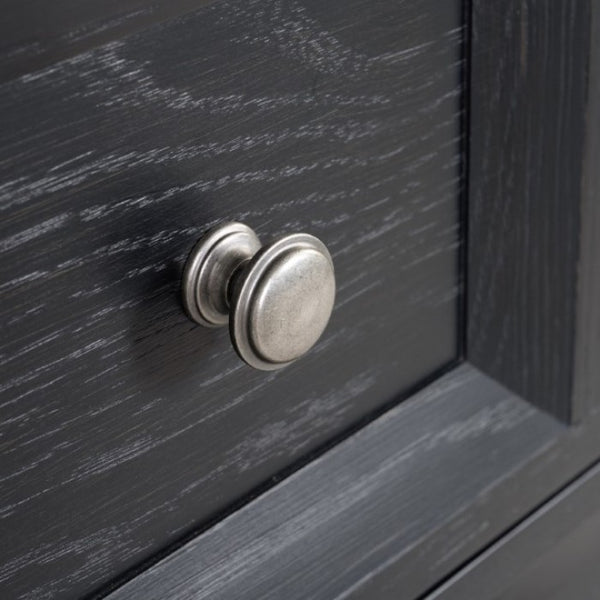 Furniture of America Hatton Cross Weathered Black Modern Classic Nightstand Model FM79011BK-N