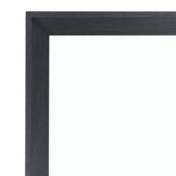 Furniture of America Hatton Cross Weathered Black Modern Classic Mirror Model FM79011BK-M