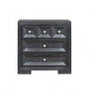 Furniture of America Hatton Cross Weathered Black Modern Classic Nightstand Model FM79011BK-N