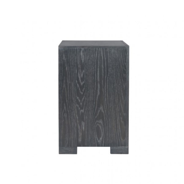Furniture of America Hatton Cross Weathered Black Modern Classic Nightstand Model FM79011BK-N