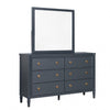 Furniture of America Altamira Malta Blue Modern French Dresser Model FM79012BL-D