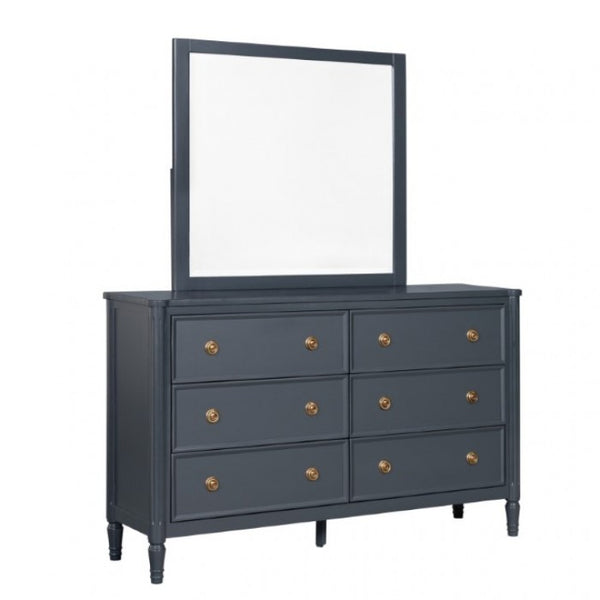 Furniture of America Altamira Malta Blue Modern French Dresser Model FM79012BL-D