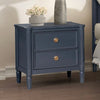 Furniture of America Altamira Malta Blue Modern French Nightstand Model FM79012BL-N