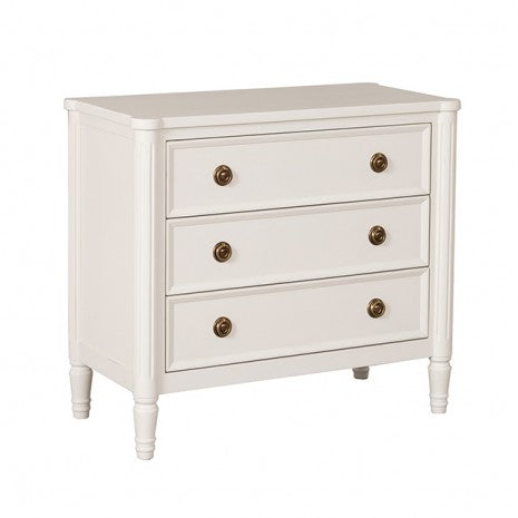 Furniture of America Altamira White Modern French Oversized Nightstand Model FM79012WH-N2