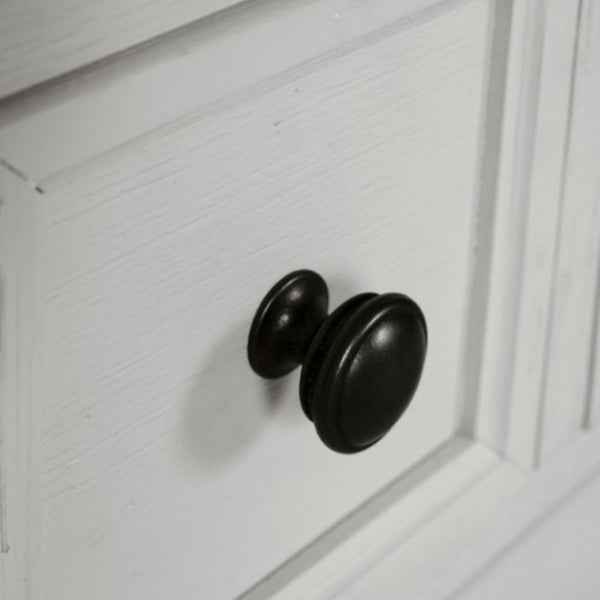 Furniture of America Hampstead White/Dark Brown Modern Farmhouse Chest Model FM79014WH-C