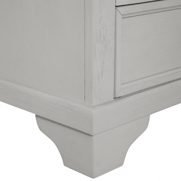 Furniture of America Hampstead White/Dark Brown Modern Farmhouse Dresser Model FM79014WH-D