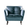 Furniture of America Civellutino Teal Contemporary Chair Model FM90004TL-CH-PK