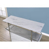 Furniture of America Rianna White/Chrome Contemporary Bar Table Model FOA-BT8343