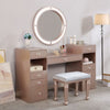 Furniture of America Yasmine Tiffany Blush Glam Vanity Set Model FOA-DK5683PK-PK