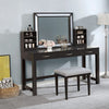 Furniture of America Stephanie Obsidian Gray Glam Vanity Set Model FOA-DK5685DG-PK