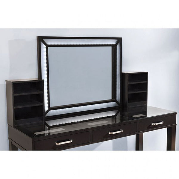 Furniture of America Stephanie Obsidian Gray Glam Vanity Set Model FOA-DK5685DG-PK