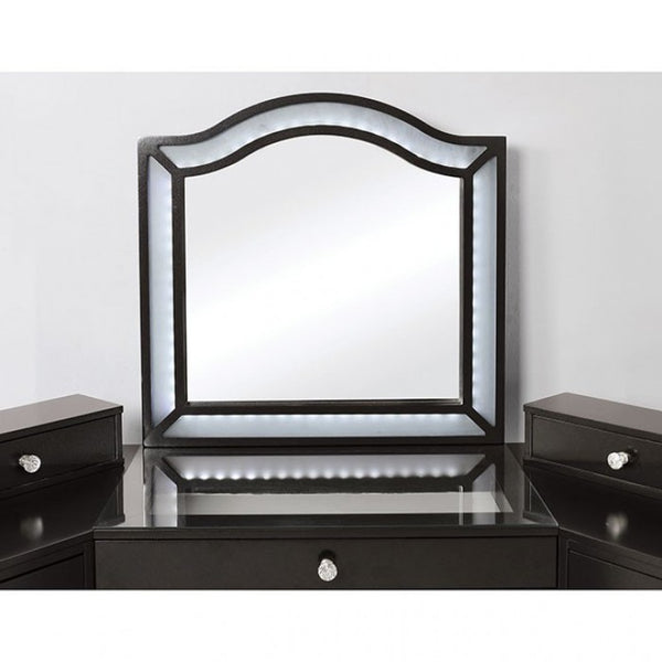 Furniture of America Tracie Obsidian Gray Glam Vanity Set Model FOA-DK5686DG-PK