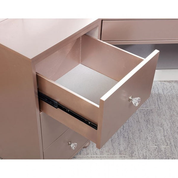 Furniture of America Tracie Tiffany Blush Glam Vanity Set Model FOA-DK5686PK-PK