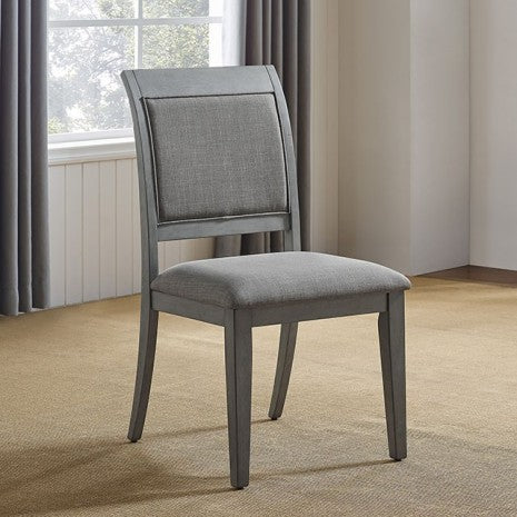 Furniture of America Marla Gray Transitional Side Chair (2/Ctn) Model FOA3785SC-2PK