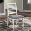 Furniture of America Calabria Antique White/Gray Rustic Side Chair (2/Box) Model FOA3908SC-2PK