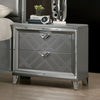 Furniture of America Emmeline Silver Contemporary Night Stand Model FOA7147N