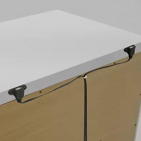 Furniture of America Emmeline White Contemporary Night Stand Model FOA7147WH-N