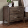 Furniture of America Tawana Warm Gray Transitional Night Stand Model FOA7918N