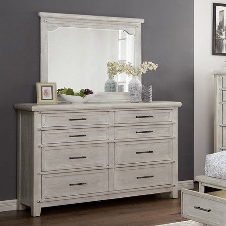 Furniture of America Shawnette Antique White Transitional Dresser Model FOA7924D